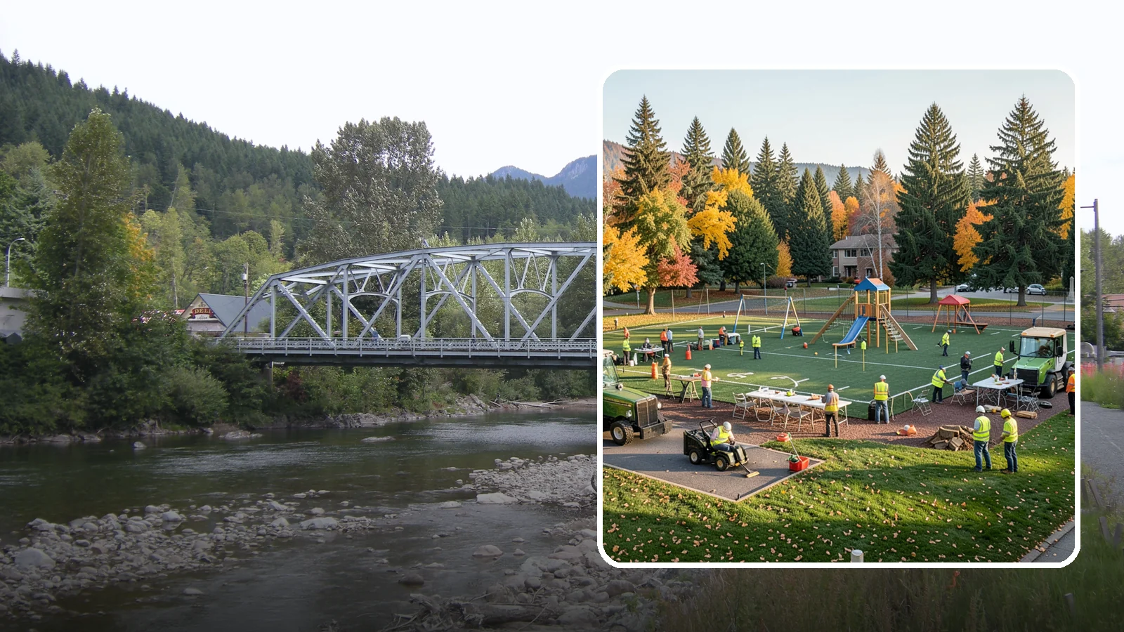 Event Setup in Skykomish, King County, WA - Turnkey event site setup for Western Washington municipal festivals, markets, and public gatherings.
