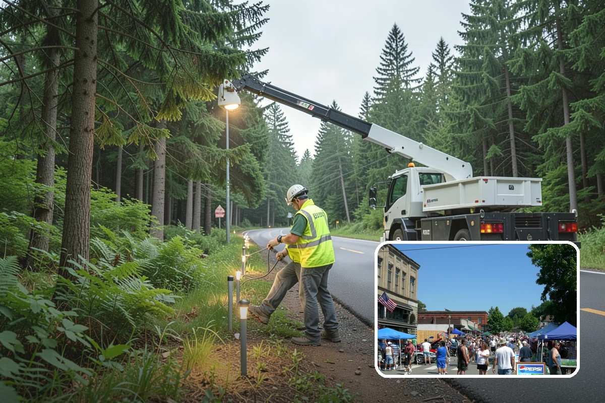 Event Setup in Snohomish, Snohomish County, WA - Complete physical setup executed to the site plan
