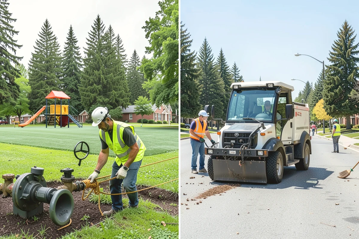 Event Setup in Steilacoom, Pierce County, WA - Review the event site plan and equipment list with organizers