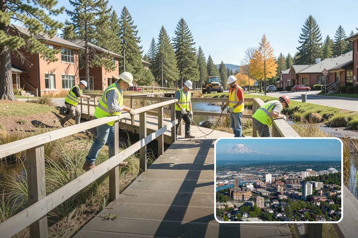 Event Setup in Tacoma, Pierce County, WA - Complete physical setup executed to the site plan
