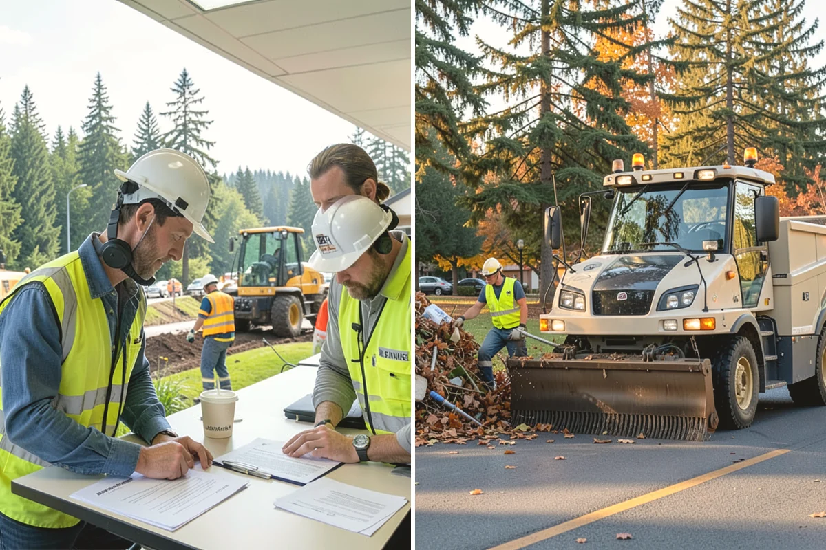 Event Setup in Tacoma, Pierce County, WA - Review the event site plan and equipment list with organizers
