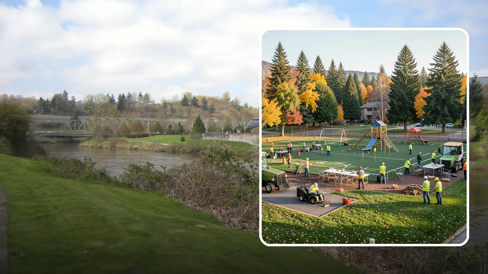 Event Setup in Tukwila, King County, WA - Turnkey event site setup for Western Washington municipal festivals, markets, and public gatherings.
