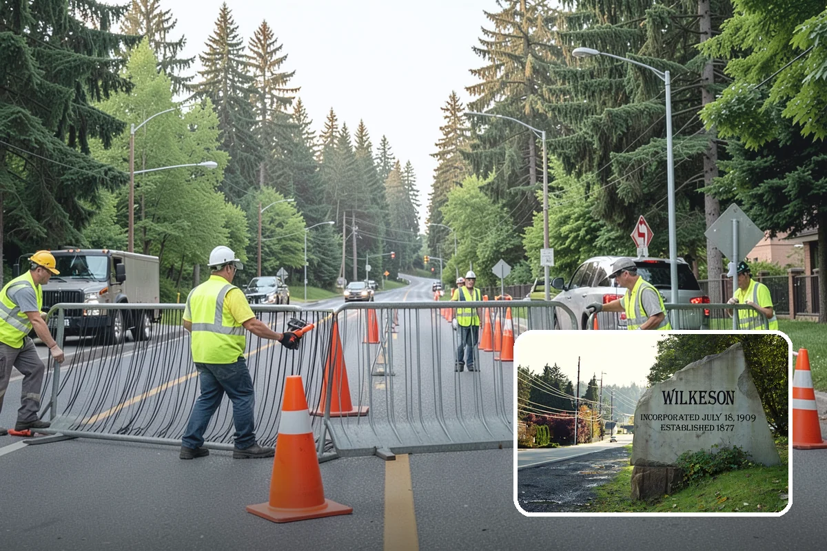 Event Setup in Wilkeson, Pierce County, WA - Complete physical setup executed to the site plan