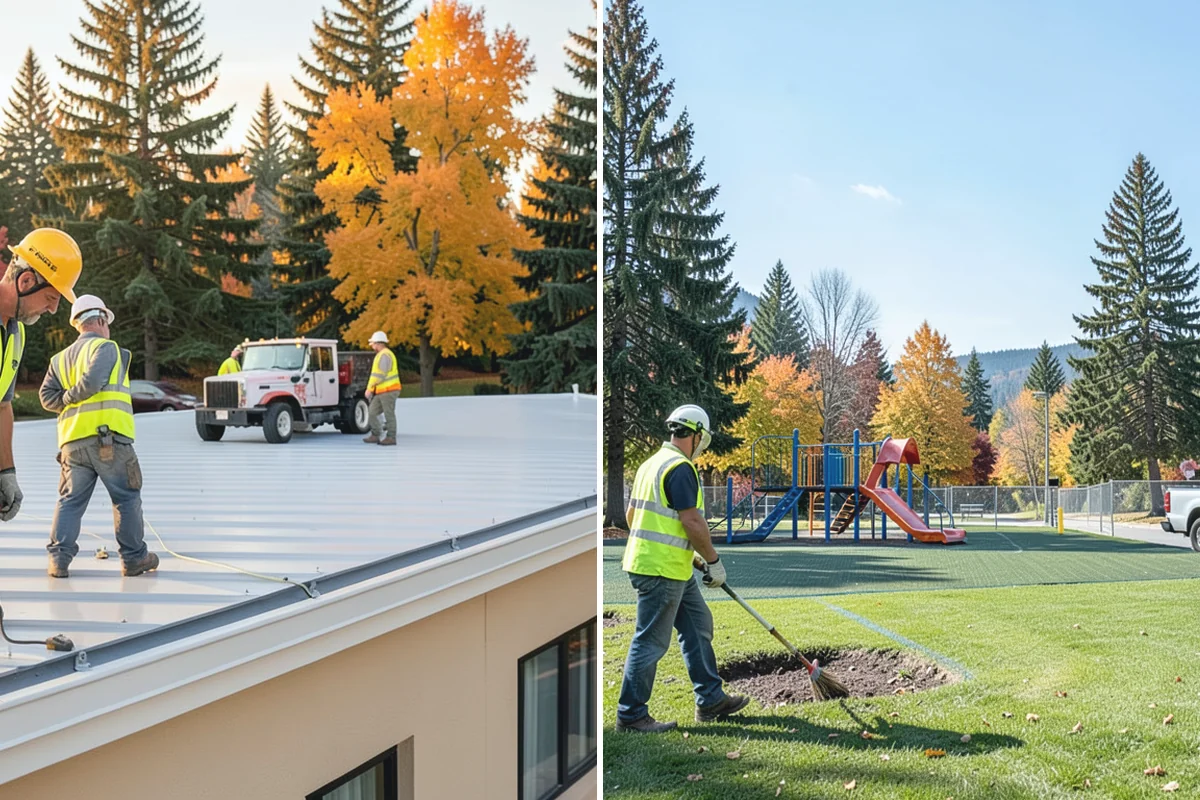 Event Setup in Wilkeson, Pierce County, WA - Review the event site plan and equipment list with organizers
