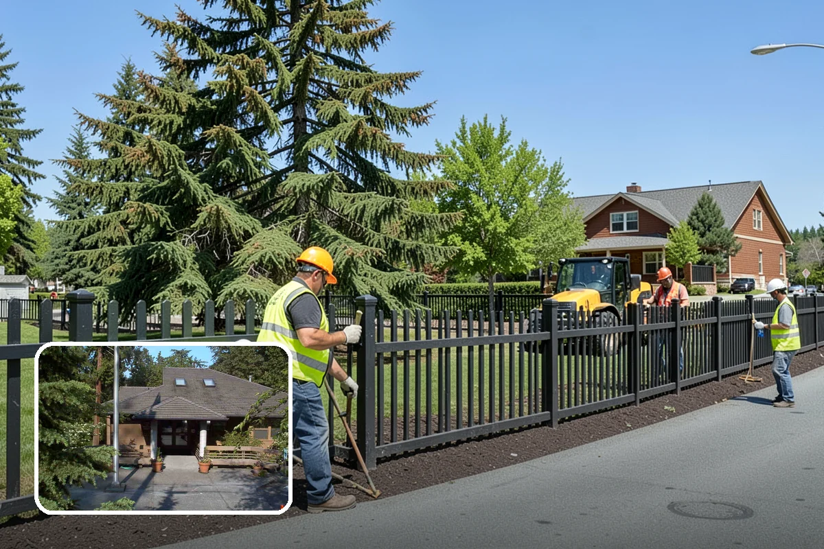 Event Setup in Yarrow Point, King County, WA - Complete physical setup executed to the site plan