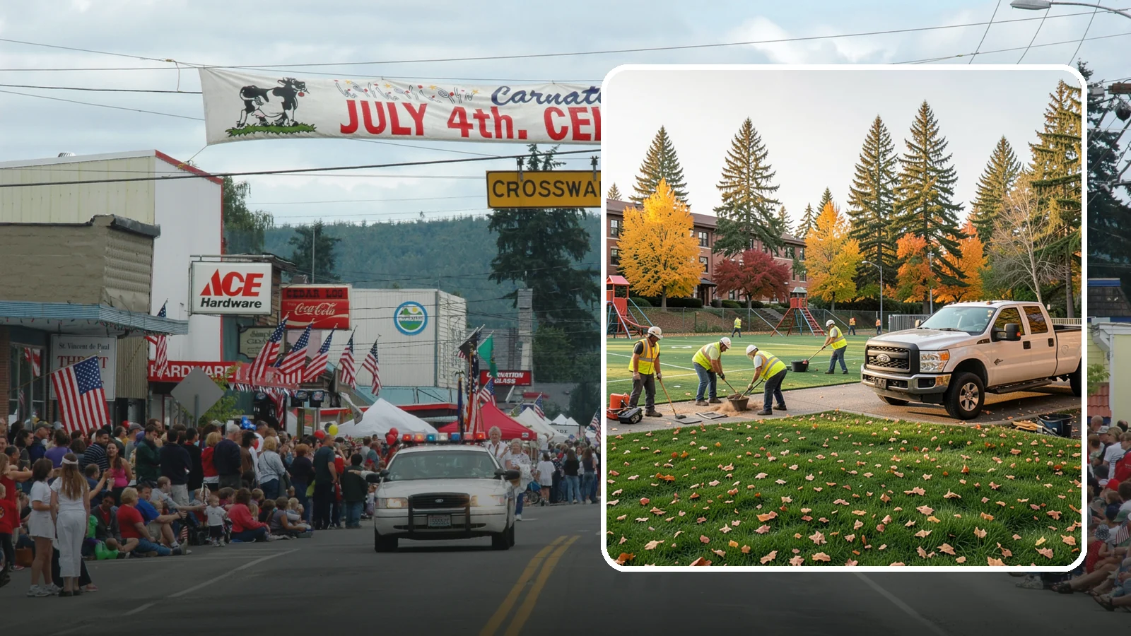 Event Teardown in Carnation, King County, WA - Post-event teardown and site restoration for Western Washington public events and festivals.