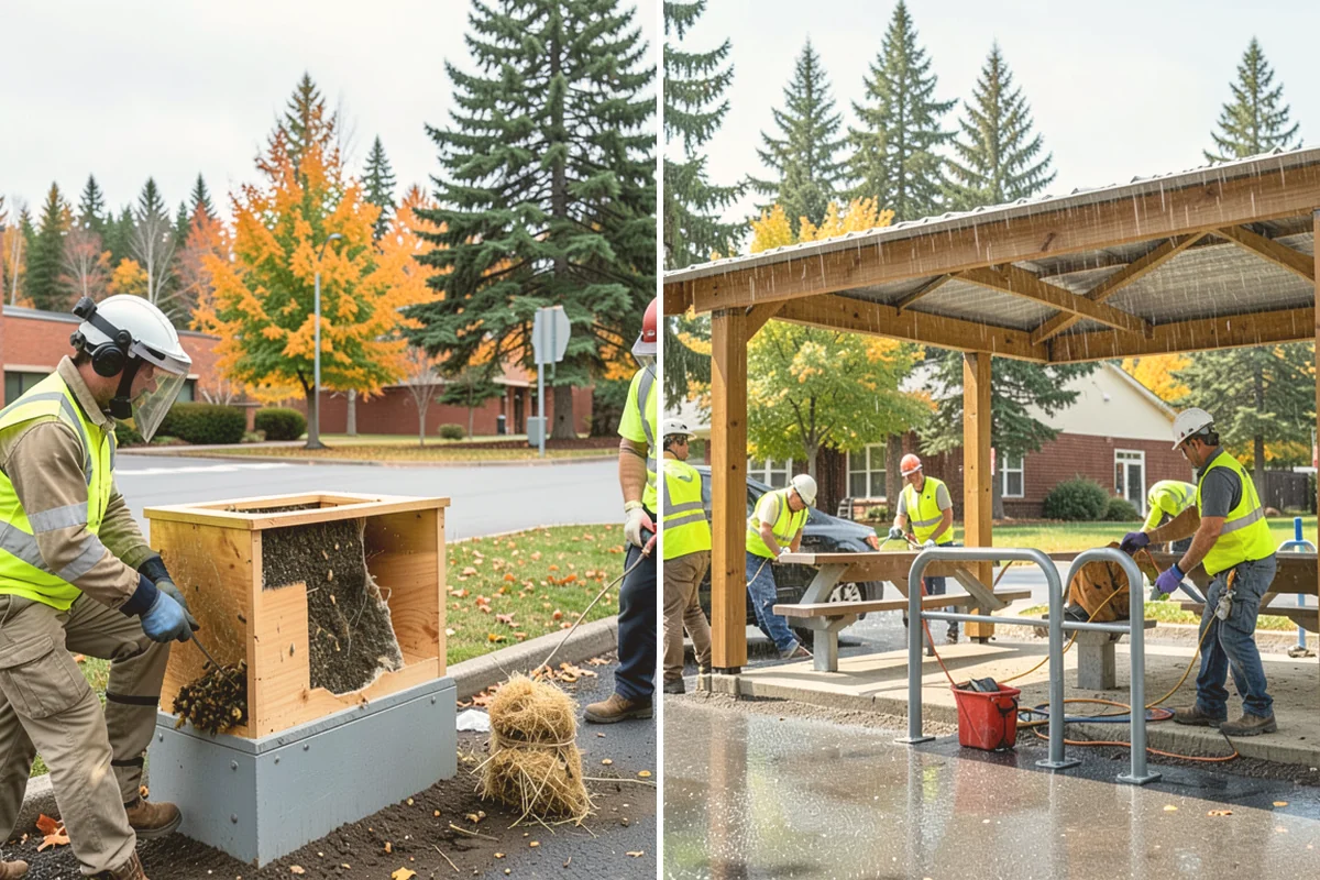 Event Teardown in Eatonville, Pierce County, WA - Coordinate teardown timing with event close and organizers