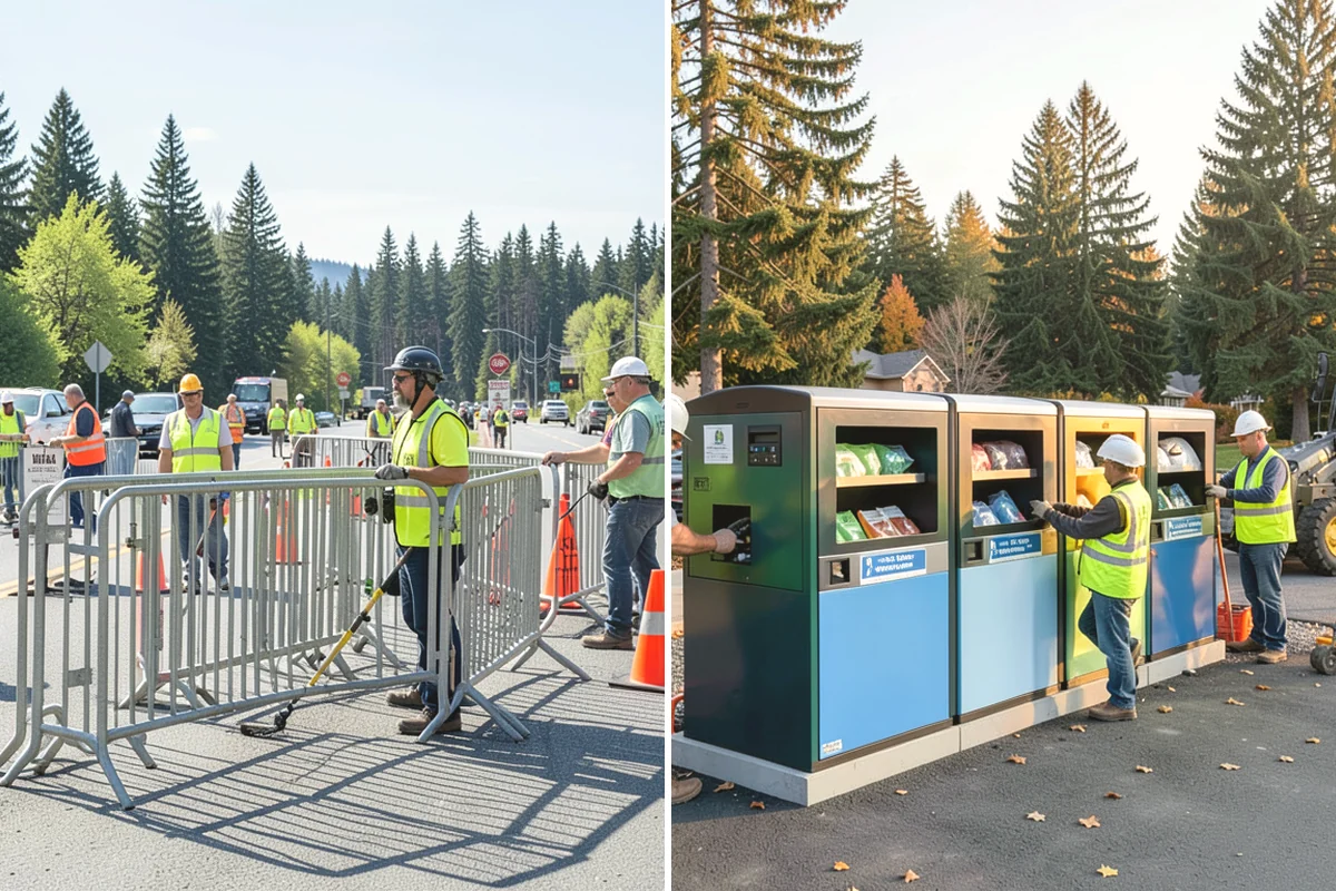 Event Teardown in Lake Stevens, Snohomish County, WA - Coordinate teardown timing with event close and organizers