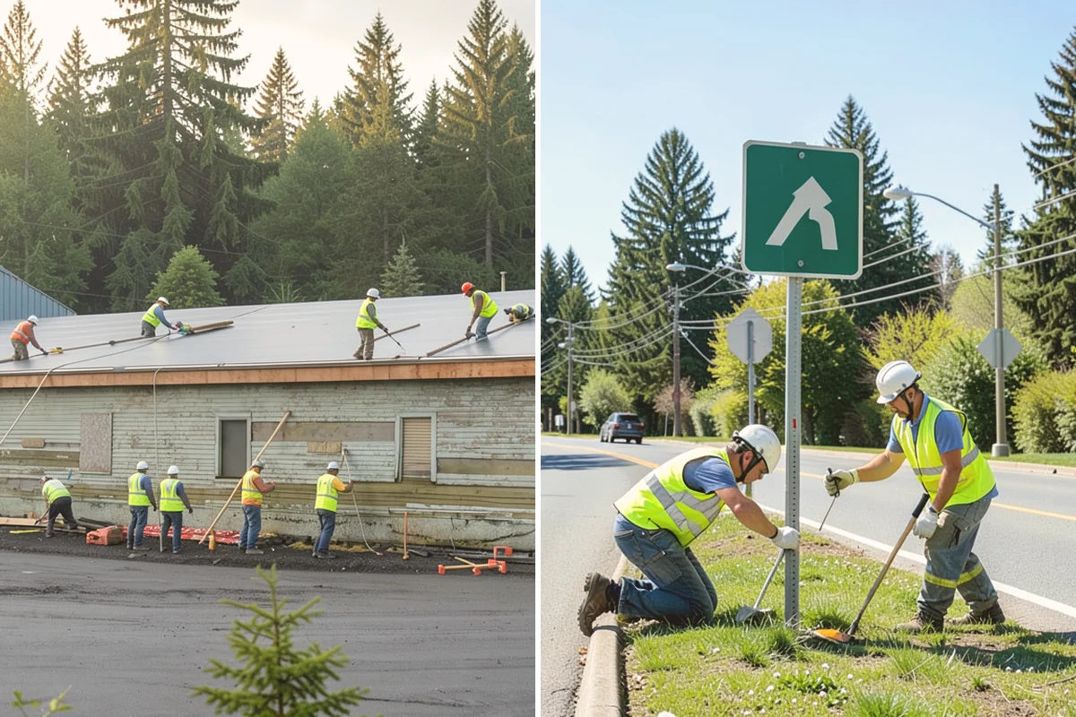 Event Teardown in Milton, King County, WA - Coordinate teardown timing with event close and organizers