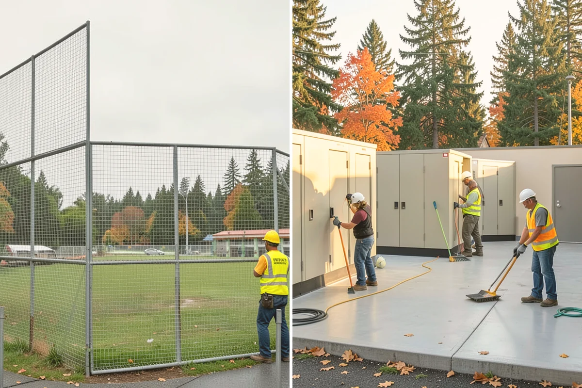Event Teardown in Stanwood, Snohomish County, WA - Coordinate teardown timing with event close and organizers