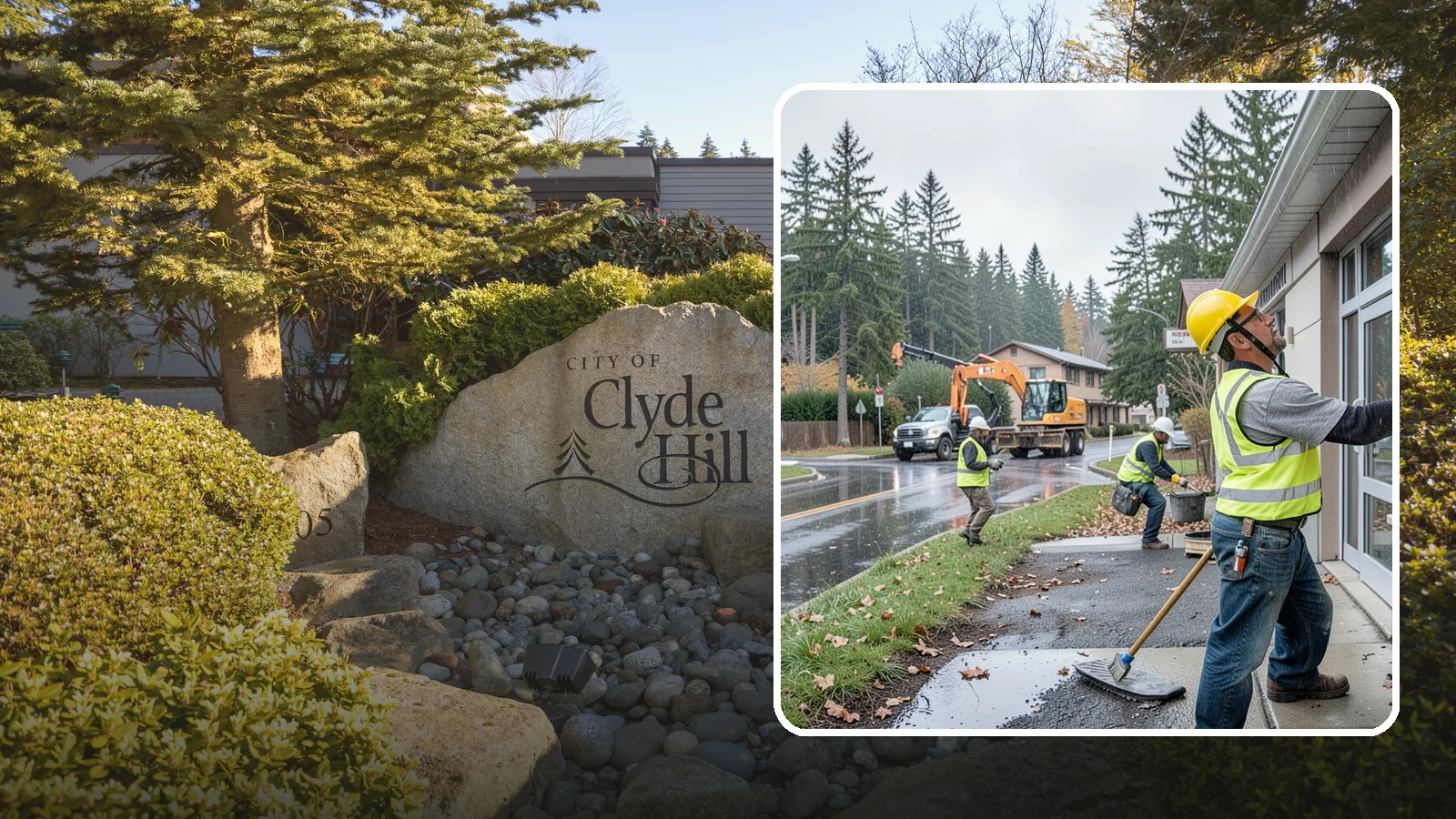 Exterior Caulking in Clyde Hill, King County, WA - Renewal of exterior caulking and sealants to keep water out of public building envelopes.