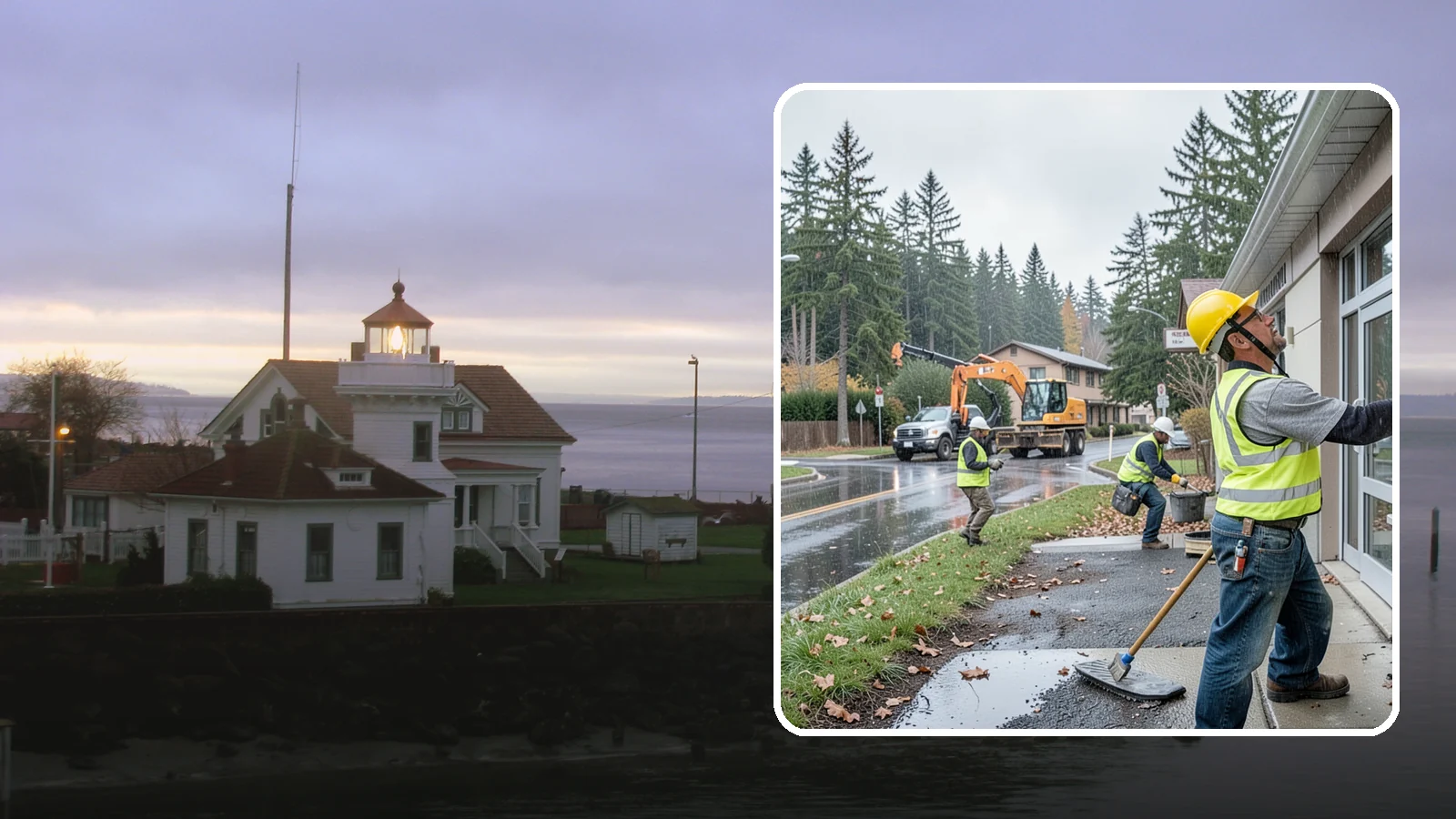 Exterior Caulking in Mukilteo, Snohomish County, WA - Renewal of exterior caulking and sealants to keep water out of public building envelopes.