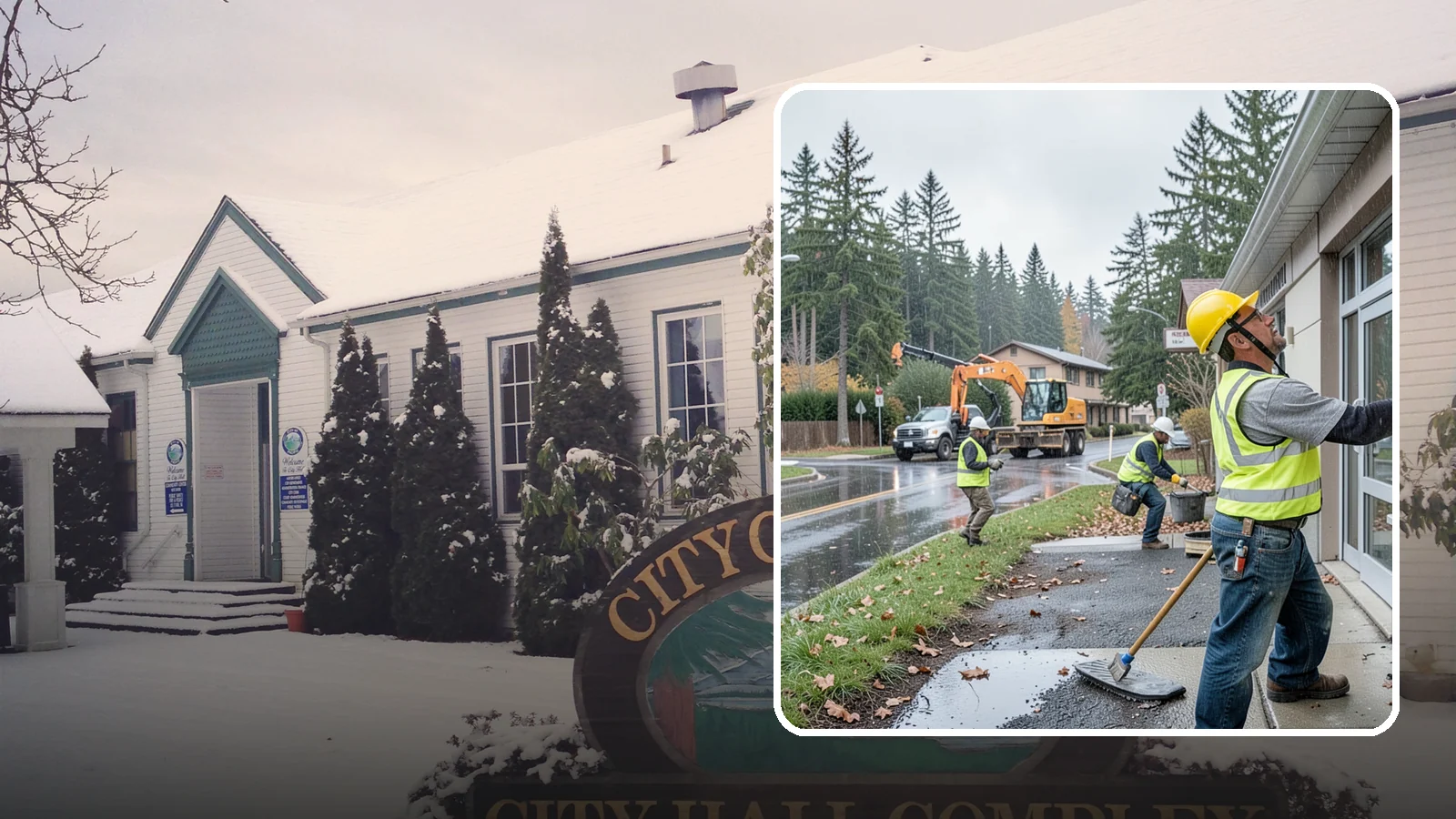 Exterior Caulking in Pacific, King County, WA - Renewal of exterior caulking and sealants to keep water out of public building envelopes.