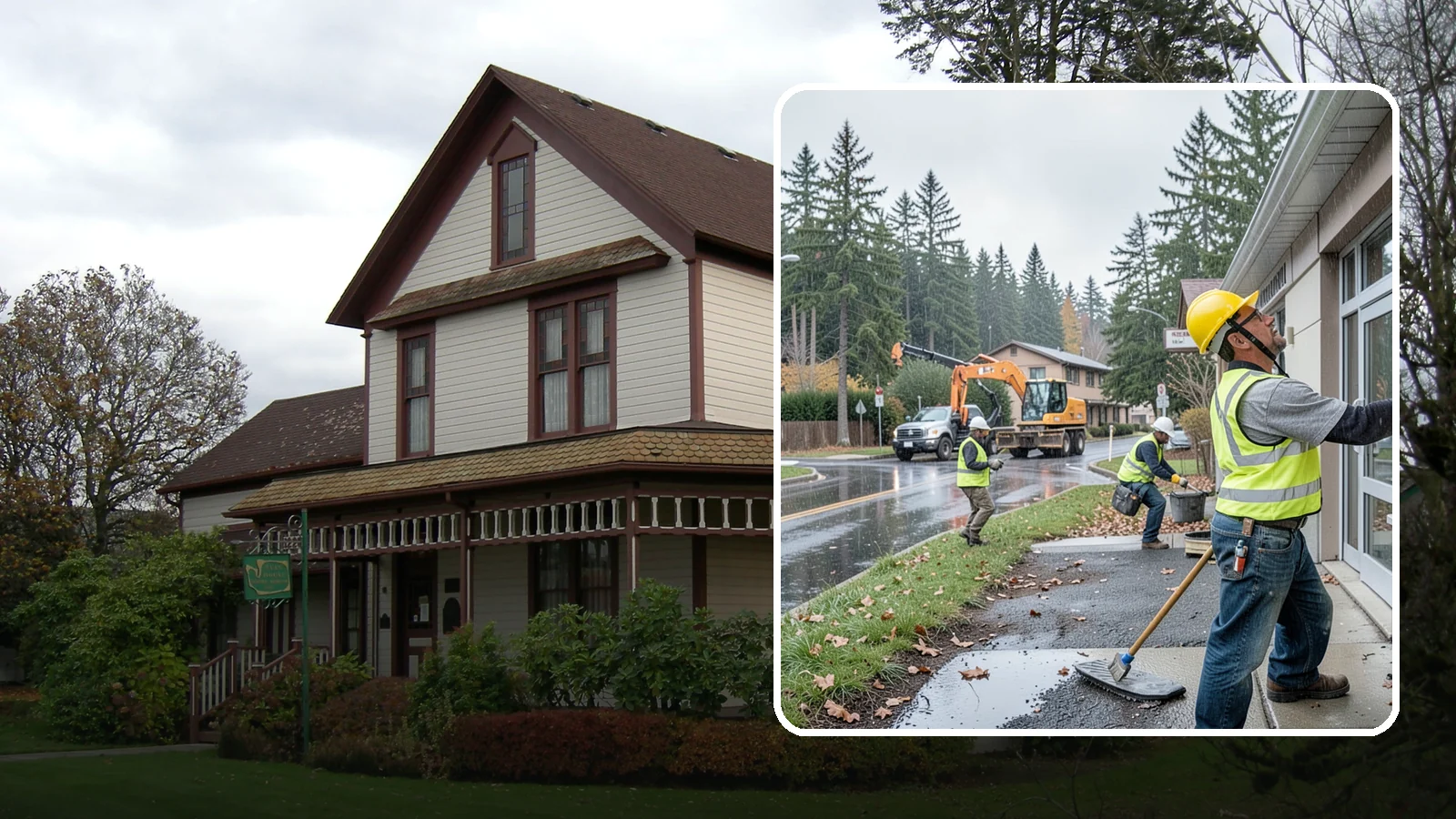 Exterior Caulking in Sumner, Pierce County, WA - Renewal of exterior caulking and sealants to keep water out of public building envelopes.
