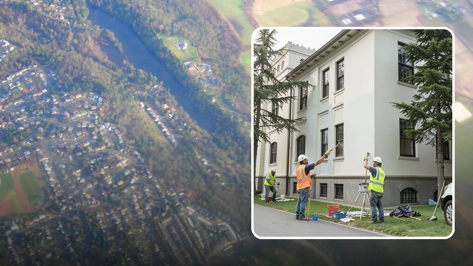 Exterior Painting in Algona, King County, WA - Professional exterior painting that protects and refreshes public buildings against Western Washington weather.