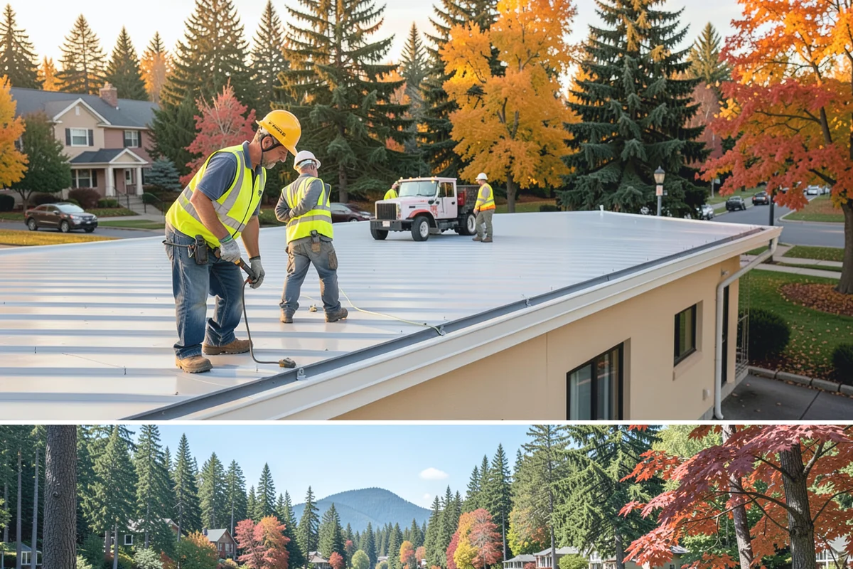 Exterior Painting in Covington, King County, WA - Exterior painting is best scheduled during the drier May-through-September window for proper adhesion and curing.