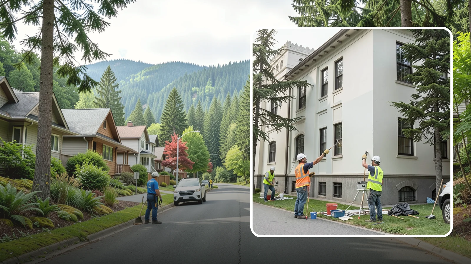 Exterior Painting in Darrington, Snohomish County, WA - Professional exterior painting that protects and refreshes public buildings against Western Washington weather.