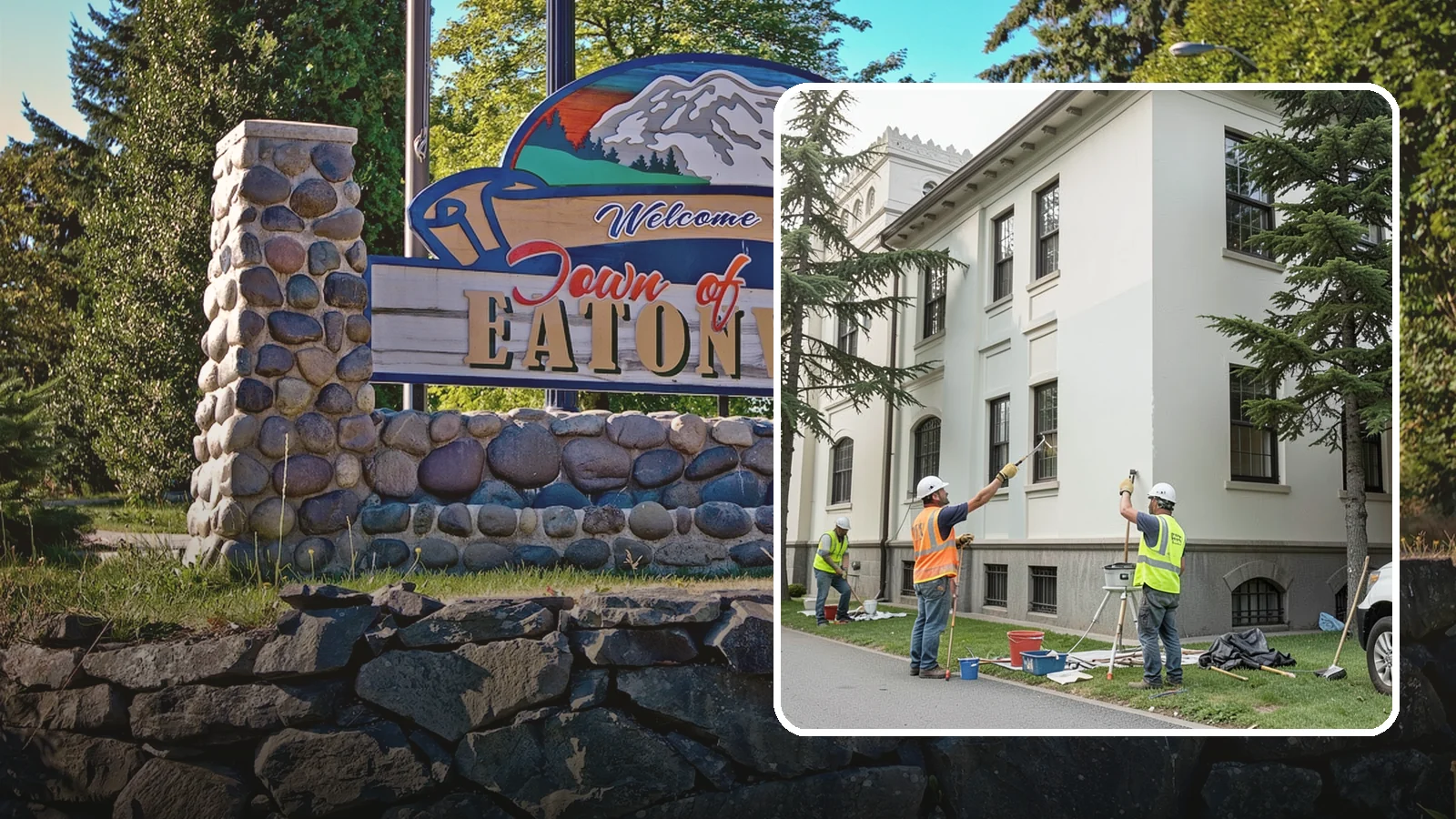 Exterior Painting in Eatonville, Pierce County, WA - Professional exterior painting that protects and refreshes public buildings against Western Washington weather.