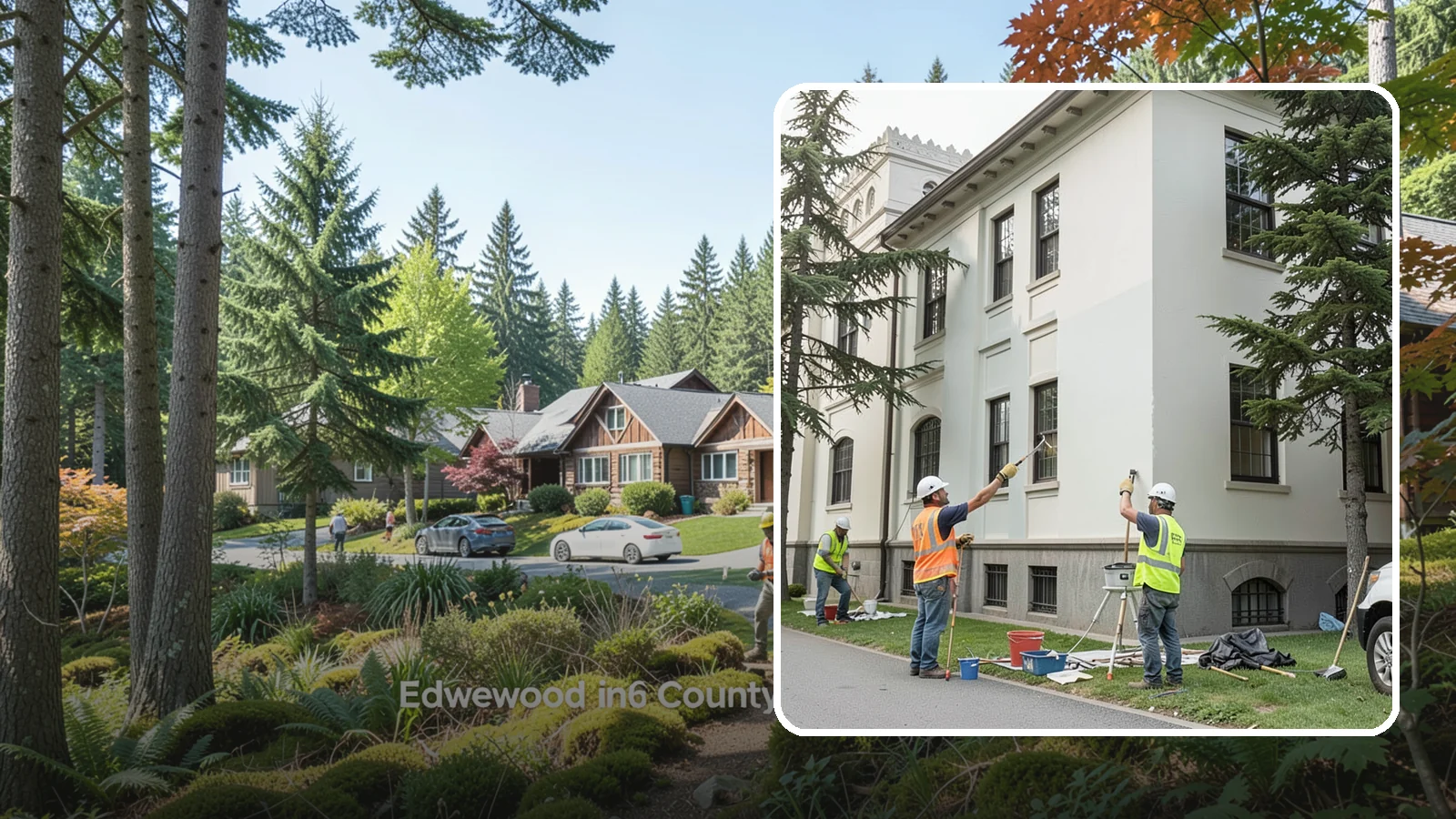 Exterior Painting in Edgewood, Pierce County, WA - Professional exterior painting that protects and refreshes public buildings against Western Washington weather.