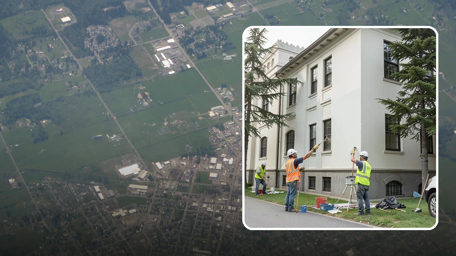 Exterior Painting in Enumclaw, King County, WA - Professional exterior painting that protects and refreshes public buildings against Western Washington weather.