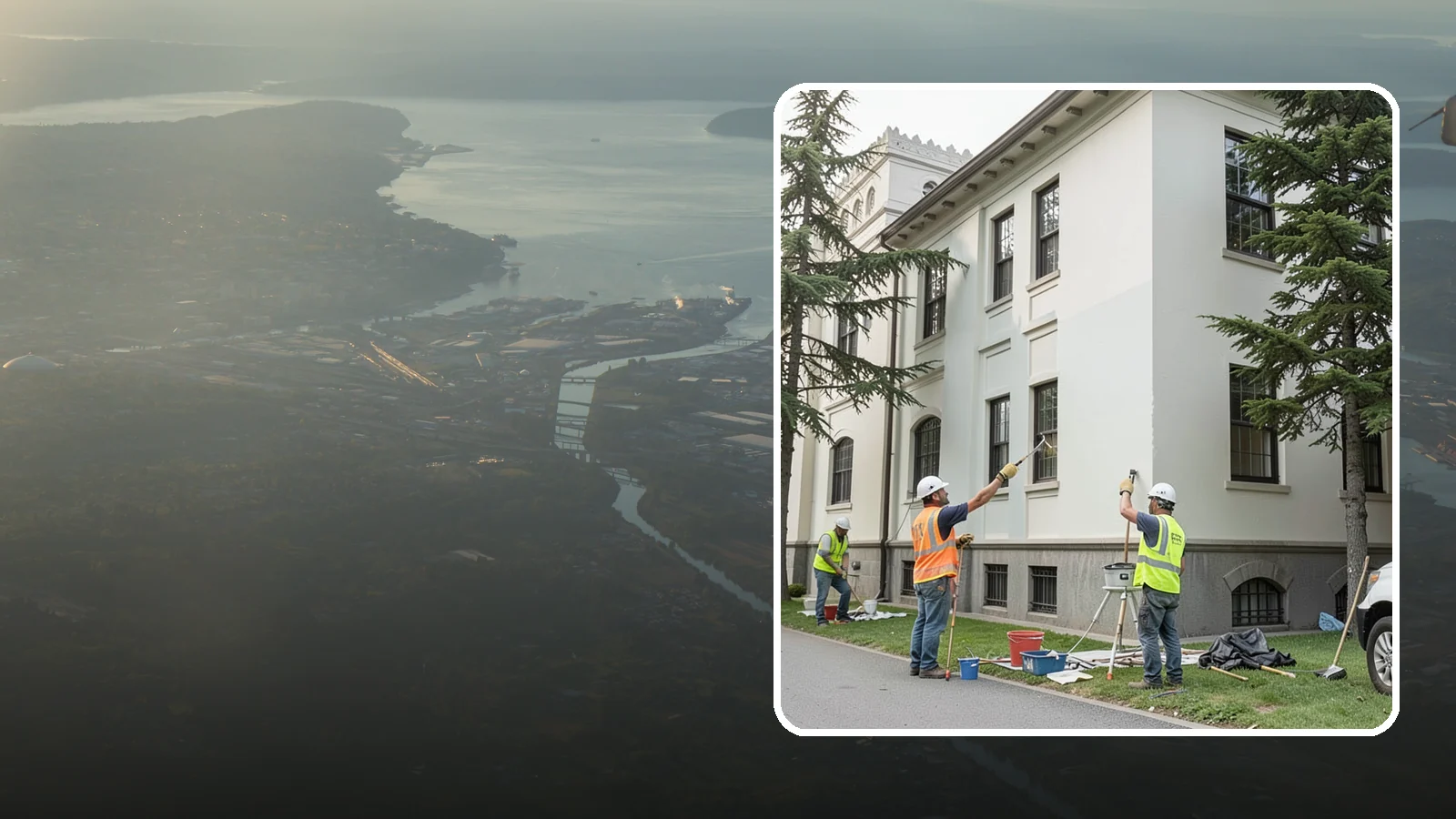 Exterior Painting in Fife, Pierce County, WA - Professional exterior painting that protects and refreshes public buildings against Western Washington weather.