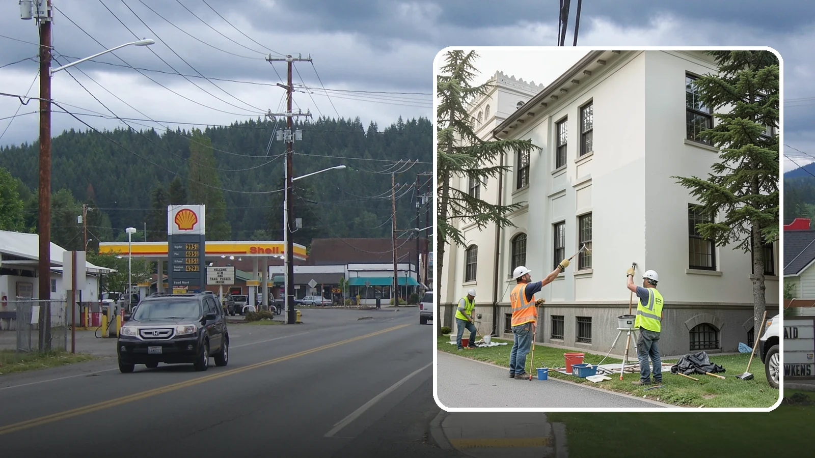 Exterior Painting in Granite Falls, Snohomish County, WA - Professional exterior painting that protects and refreshes public buildings against Western Washington weather.