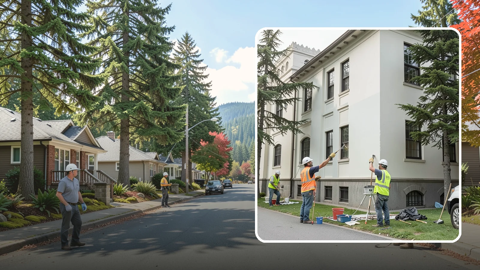 Exterior Painting in Hunts Point, King County, WA - Professional exterior painting that protects and refreshes public buildings against Western Washington weather.