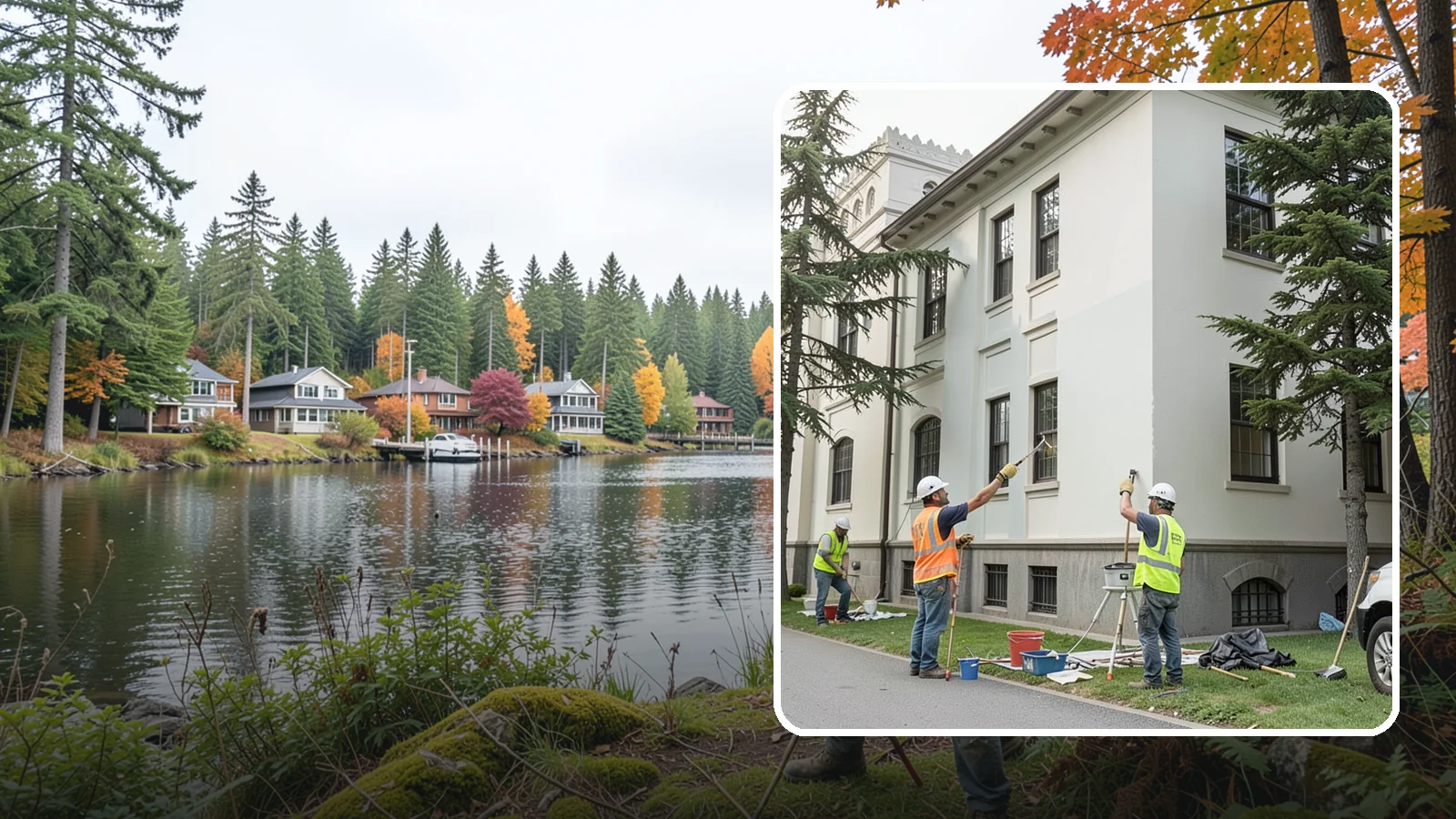 Exterior Painting in La Conner, Skagit County, WA - Professional exterior painting that protects and refreshes public buildings against Western Washington weather.