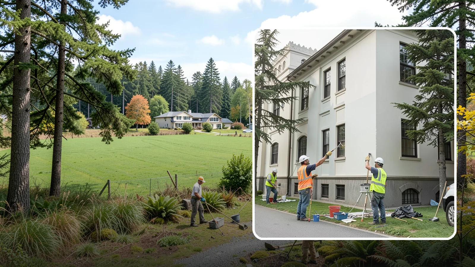 Exterior Painting in Lyman, Skagit County, WA - Professional exterior painting that protects and refreshes public buildings against Western Washington weather.