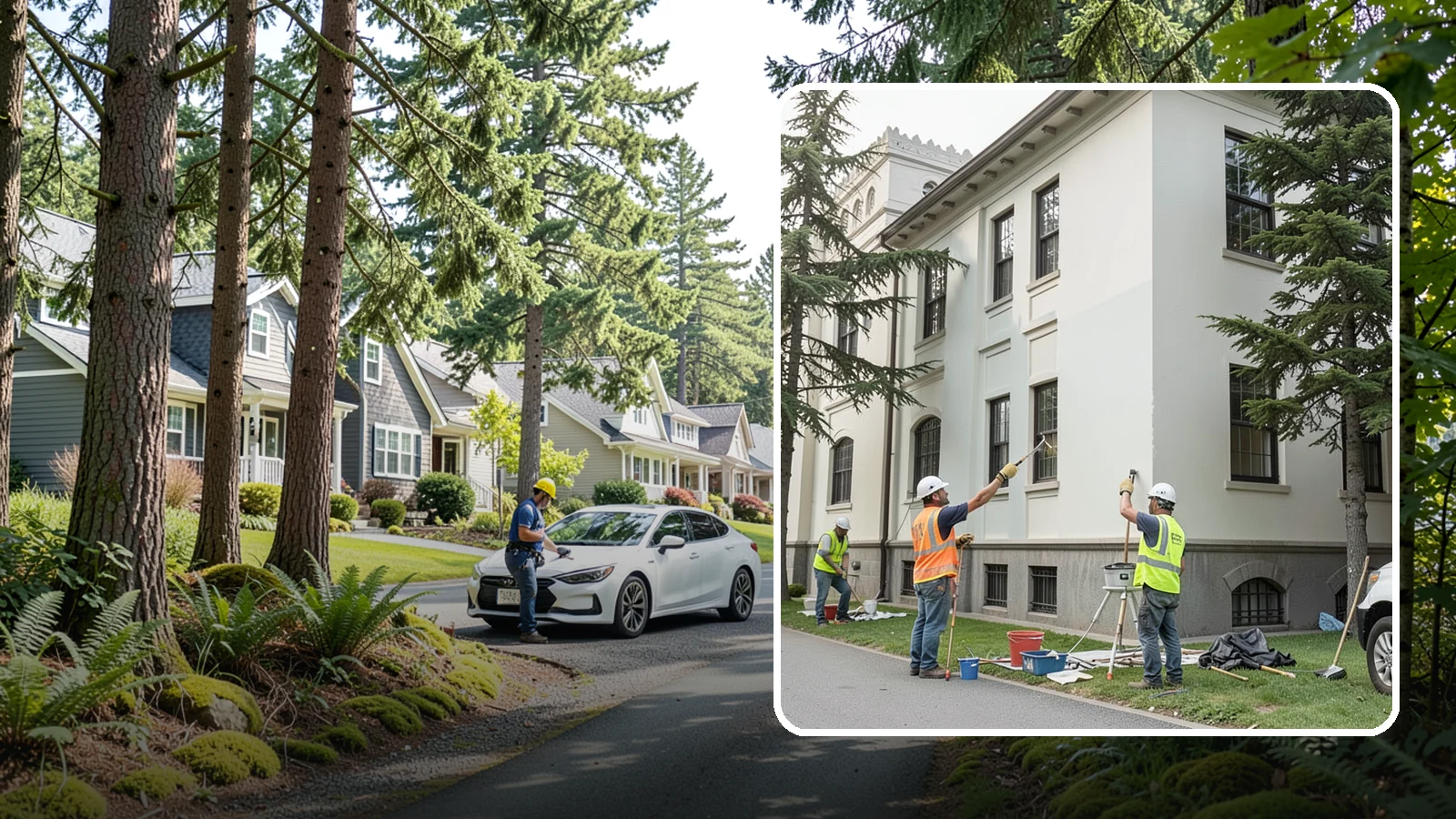 Exterior Painting in Normandy Park, King County, WA - Professional exterior painting that protects and refreshes public buildings against Western Washington weather.