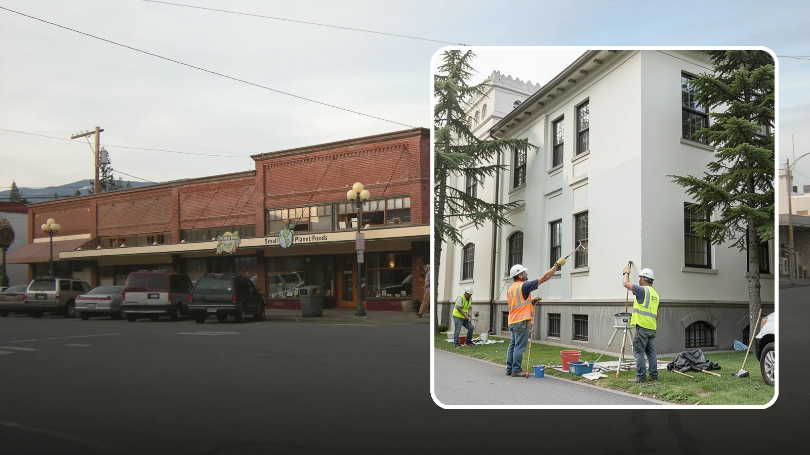 Exterior Painting in Sedro-Woolley, Skagit County, WA - Professional exterior painting that protects and refreshes public buildings against Western Washington weather.
