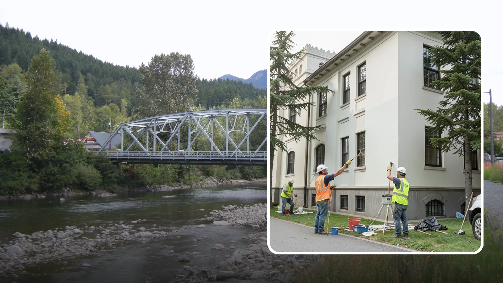 Exterior Painting in Skykomish, King County, WA - Professional exterior painting that protects and refreshes public buildings against Western Washington weather.