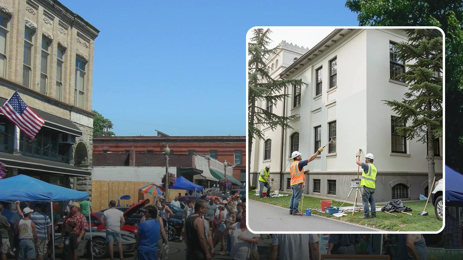 Exterior Painting in Snohomish, Snohomish County, WA - Professional exterior painting that protects and refreshes public buildings against Western Washington weather.