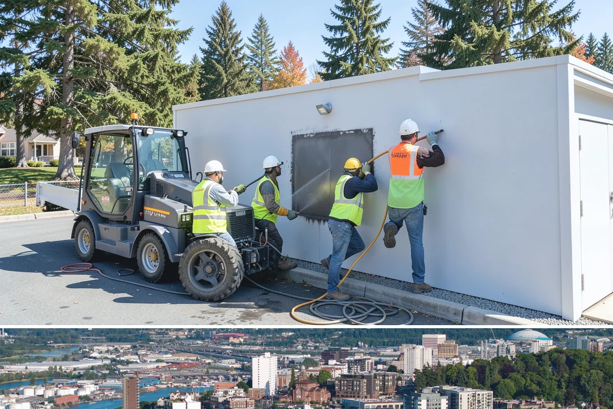Exterior Painting in Tacoma, Pierce County, WA - Exterior painting is best scheduled during the drier May-through-September window for proper adhesion and curing.