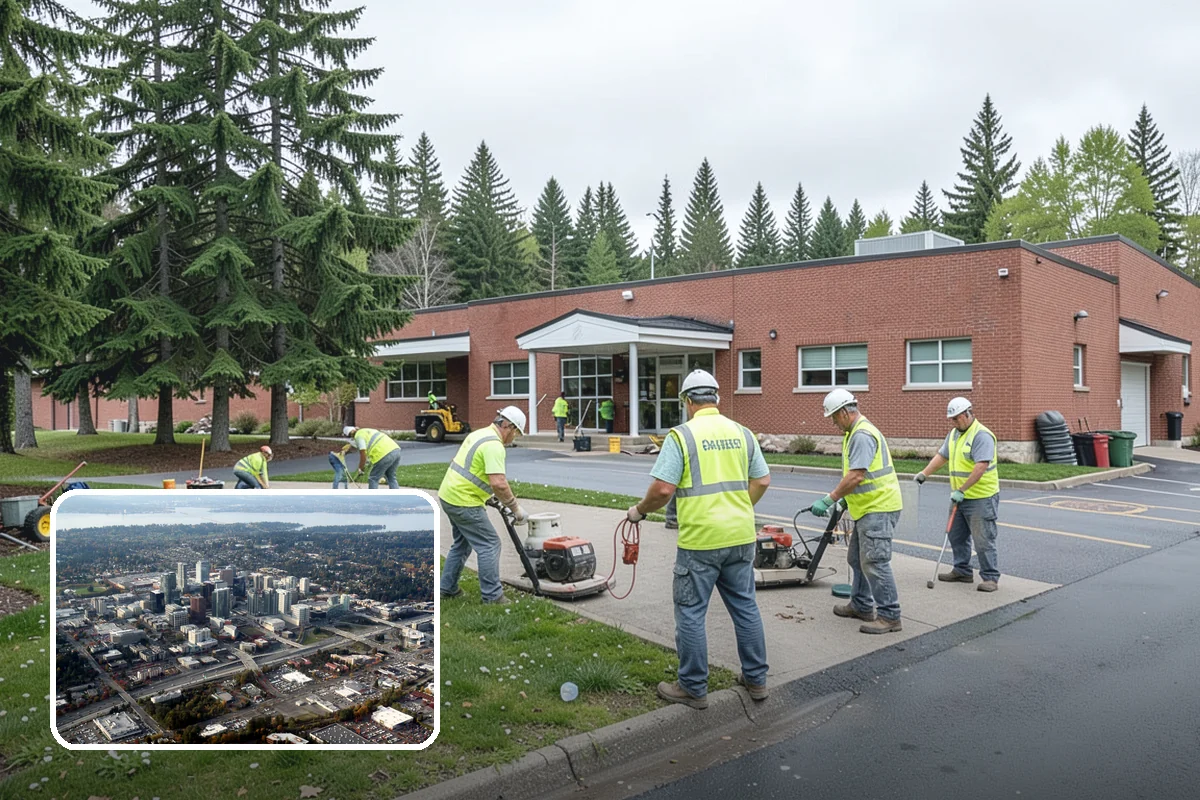 Facilities Maintenance in Bellevue, King County, WA - Consolidates many trades under one accountable contract