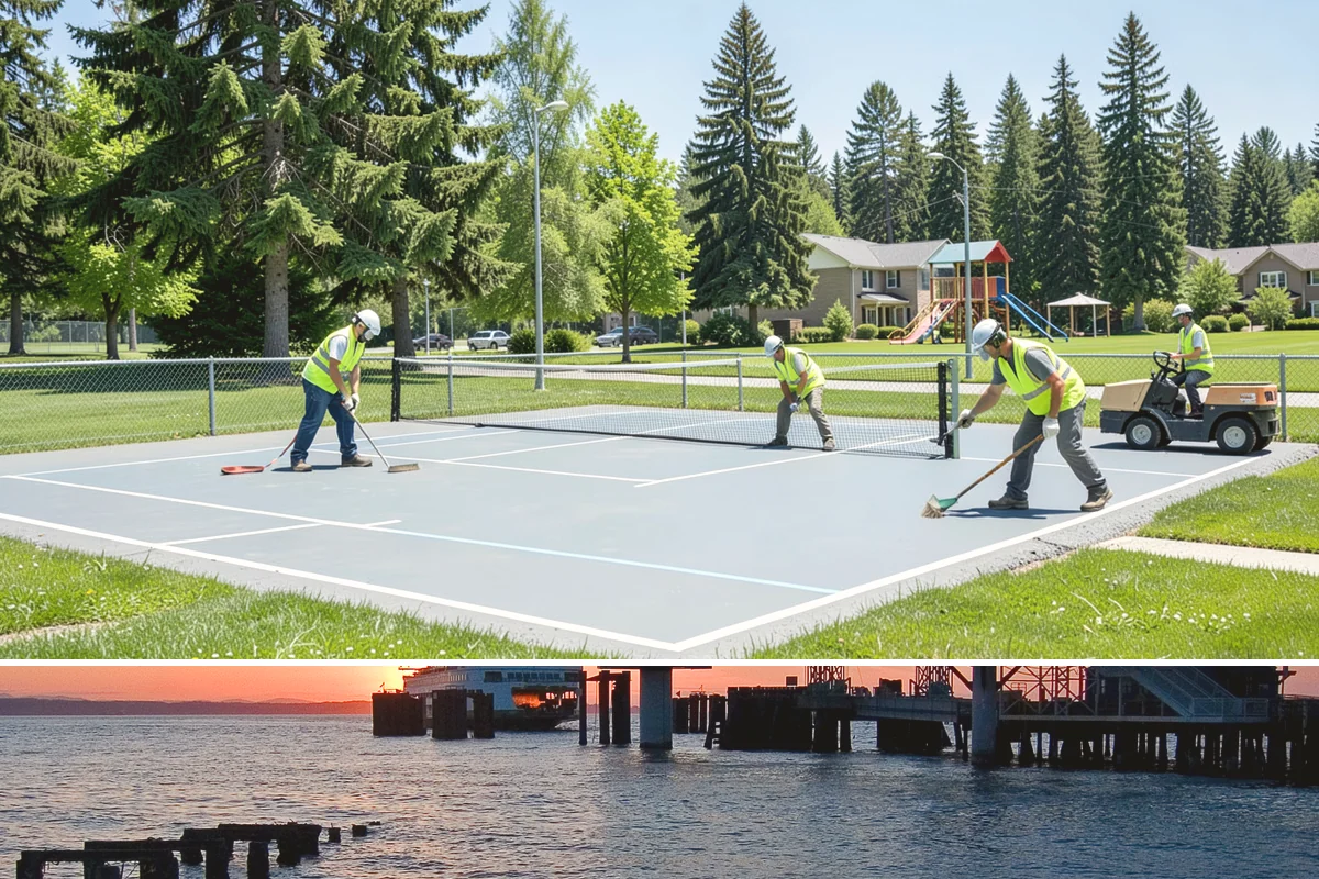 Facilities Maintenance in Edmonds, Snohomish County, WA - Year-round coverage shifts emphasis seasonally, from winter heating checks to summer envelope and grounds work.