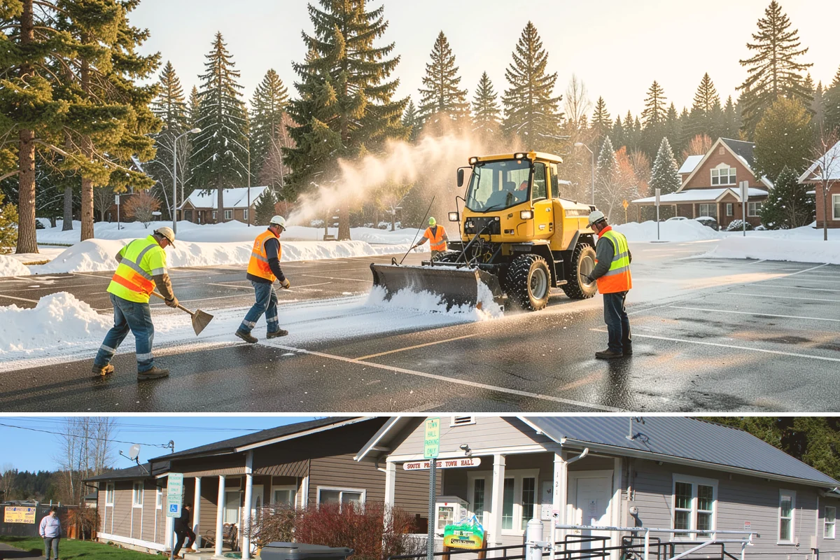 Facilities Maintenance in South Prairie, Pierce County, WA - Year-round coverage shifts emphasis seasonally, from winter heating checks to summer envelope and grounds work.