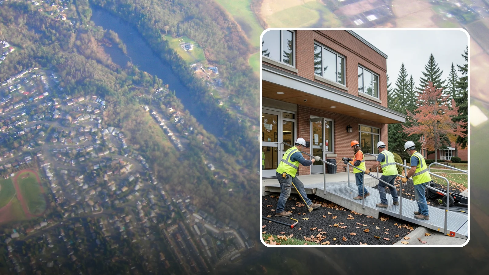 Facility ADA Upgrades in Algona, King County, WA - Facility accessibility upgrades that bring public buildings into ADA and barrier-code conformance.