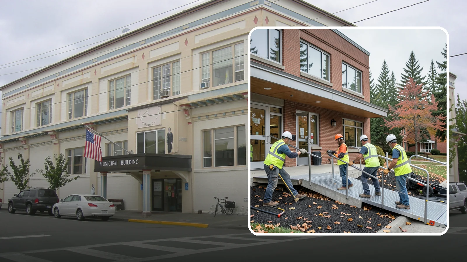 Facility ADA Upgrades in Anacortes, Skagit County, WA - Facility accessibility upgrades that bring public buildings into ADA and barrier-code conformance.