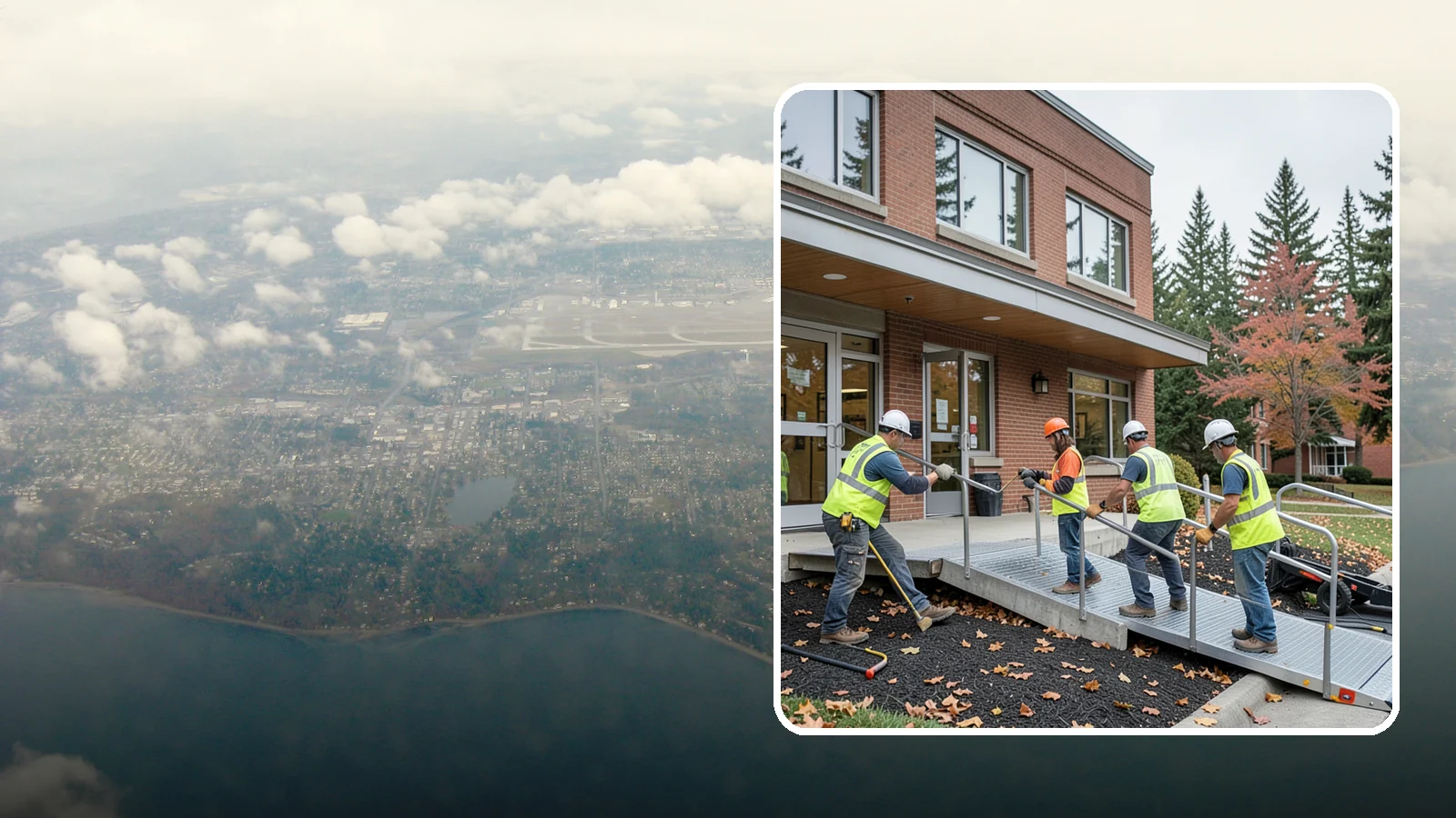 Facility ADA Upgrades in Burien, King County, WA - Facility accessibility upgrades that bring public buildings into ADA and barrier-code conformance.