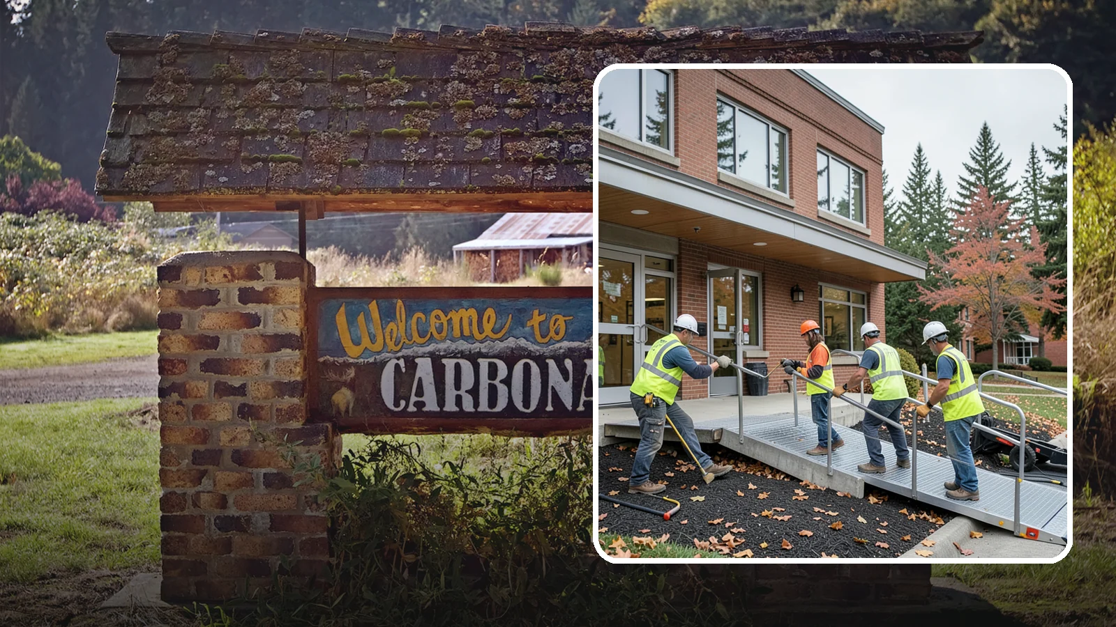 Facility ADA Upgrades in Carbonado, Pierce County, WA - Facility accessibility upgrades that bring public buildings into ADA and barrier-code conformance.