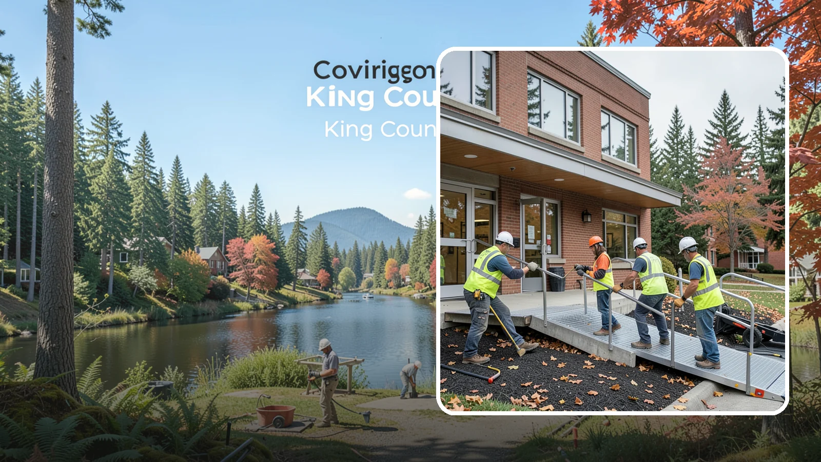Facility ADA Upgrades in Covington, King County, WA - Facility accessibility upgrades that bring public buildings into ADA and barrier-code conformance.