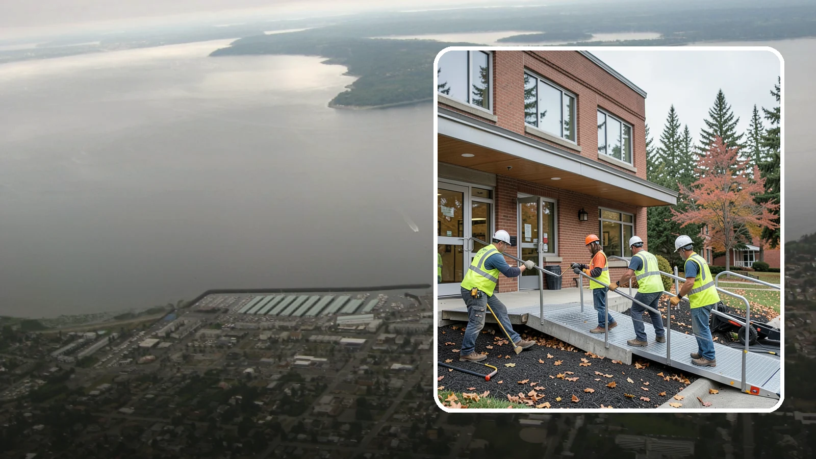 Facility ADA Upgrades in Des Moines, King County, WA - Facility accessibility upgrades that bring public buildings into ADA and barrier-code conformance.