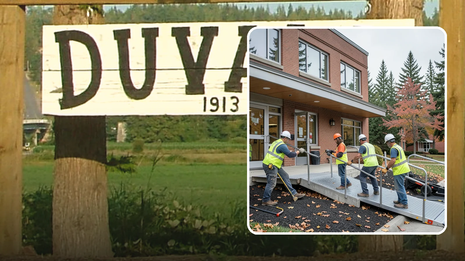 Facility ADA Upgrades in Duvall, King County, WA - Facility accessibility upgrades that bring public buildings into ADA and barrier-code conformance.