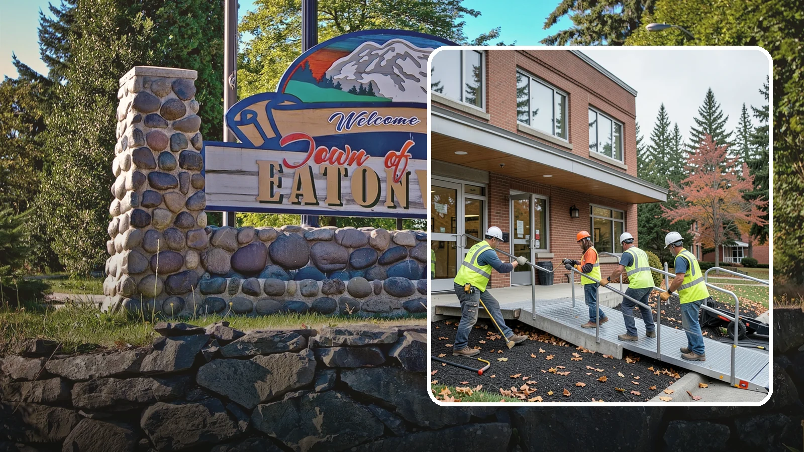 Facility ADA Upgrades in Eatonville, Pierce County, WA - Facility accessibility upgrades that bring public buildings into ADA and barrier-code conformance.