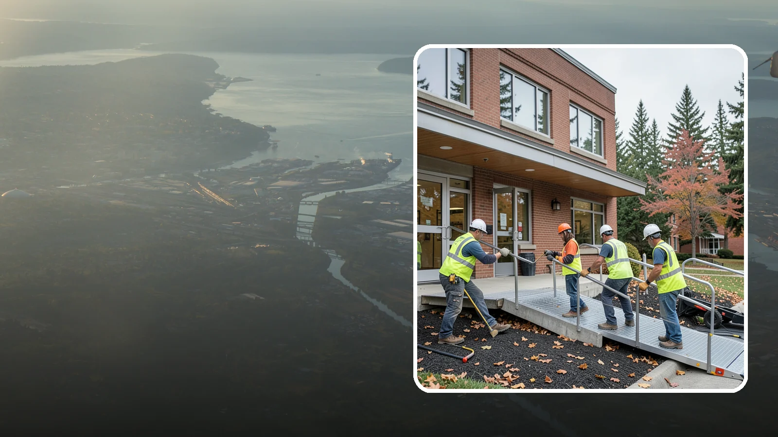 Facility ADA Upgrades in Fife, Pierce County, WA - Facility accessibility upgrades that bring public buildings into ADA and barrier-code conformance.