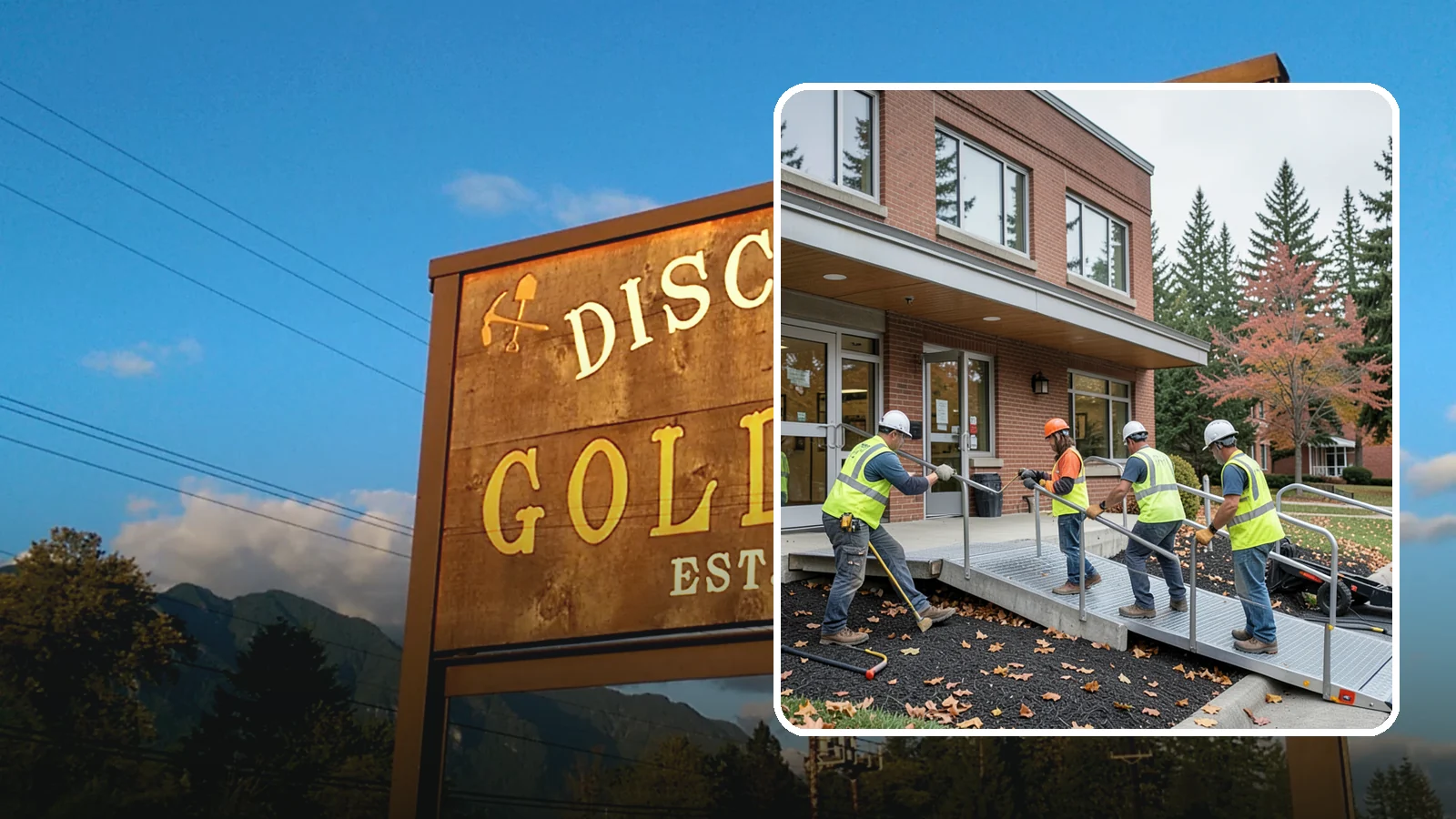 Facility ADA Upgrades in Gold Bar, Snohomish County, WA - Facility accessibility upgrades that bring public buildings into ADA and barrier-code conformance.