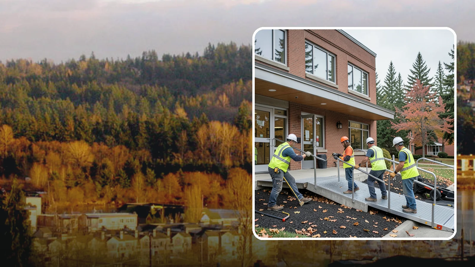 Facility ADA Upgrades in Kenmore, King County, WA - Facility accessibility upgrades that bring public buildings into ADA and barrier-code conformance.