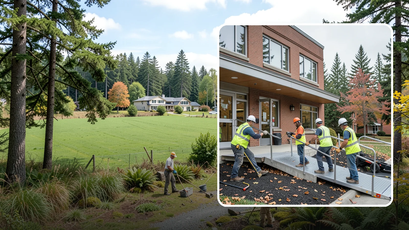 Facility ADA Upgrades in Lyman, Skagit County, WA - Facility accessibility upgrades that bring public buildings into ADA and barrier-code conformance.