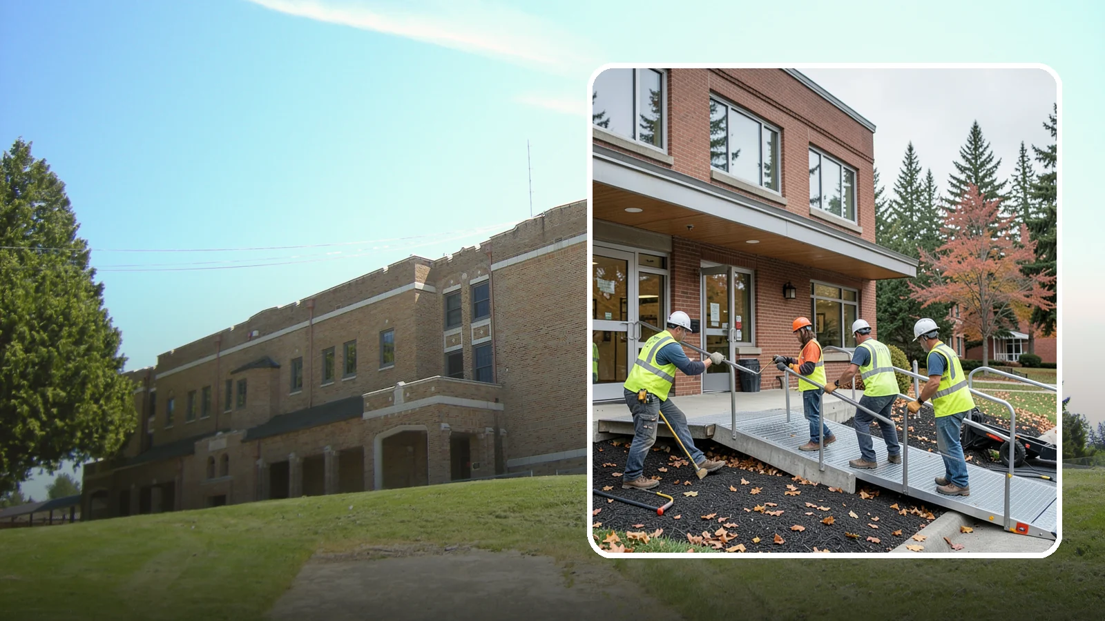 Facility ADA Upgrades in Maple Valley, King County, WA - Facility accessibility upgrades that bring public buildings into ADA and barrier-code conformance.
